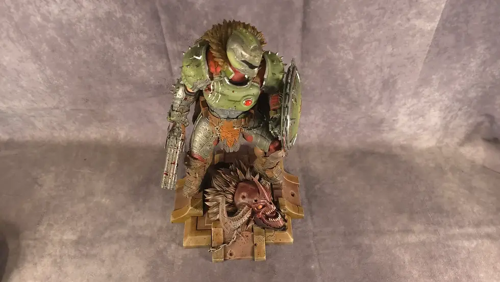 Miniature : Figurine Doom Slayer peinte à la main
