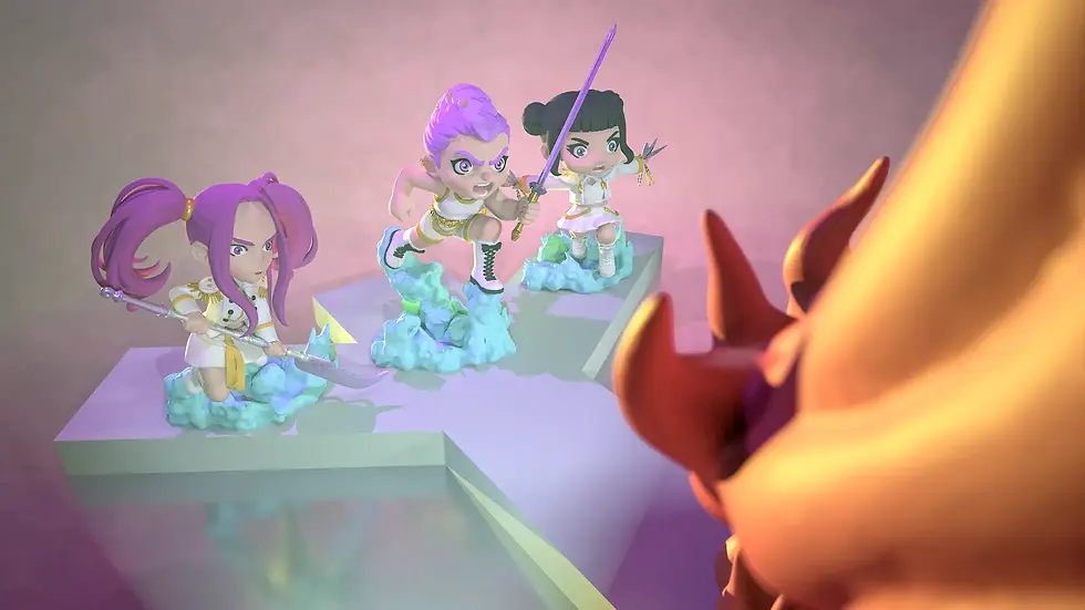 Thumbnail: Figurine Huntrix K-pop