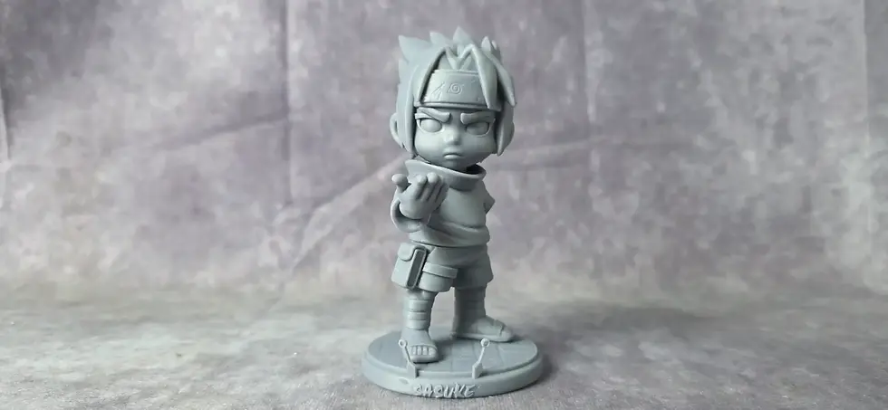Miniature : Figurine sasuke uchiwa chibi peinte à la main