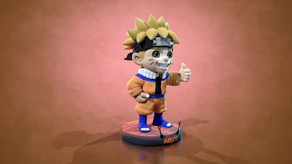 Miniature : STL Naruto chibi