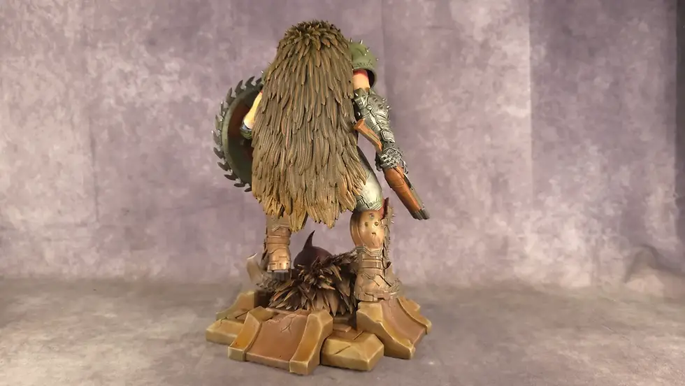 Miniature : Figurine Doom Slayer peinte à la main