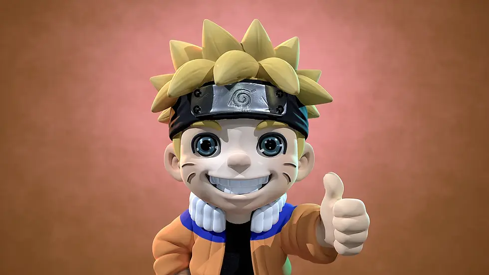 Miniature : STL Naruto chibi