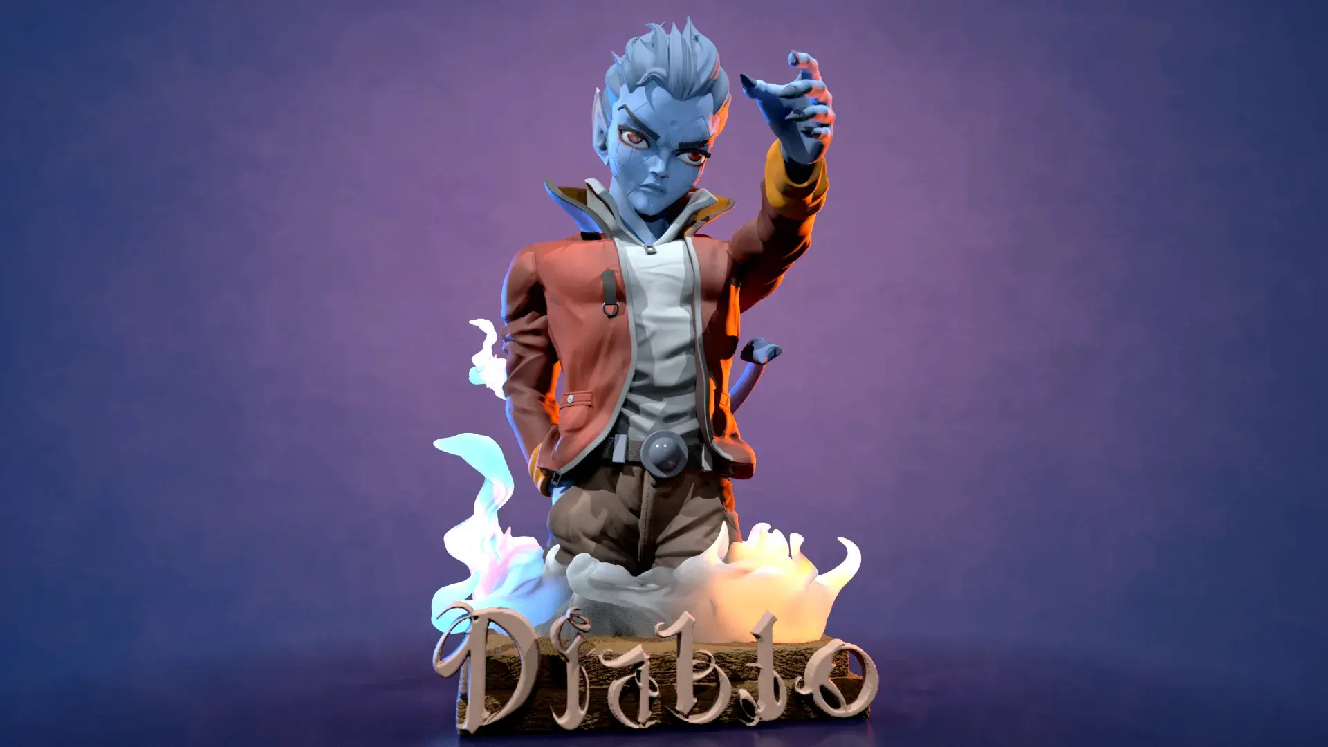 Figurine Diablo Nightcrawler en résine