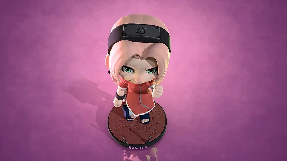 Miniature : STL Sakura Haruno impression 3D