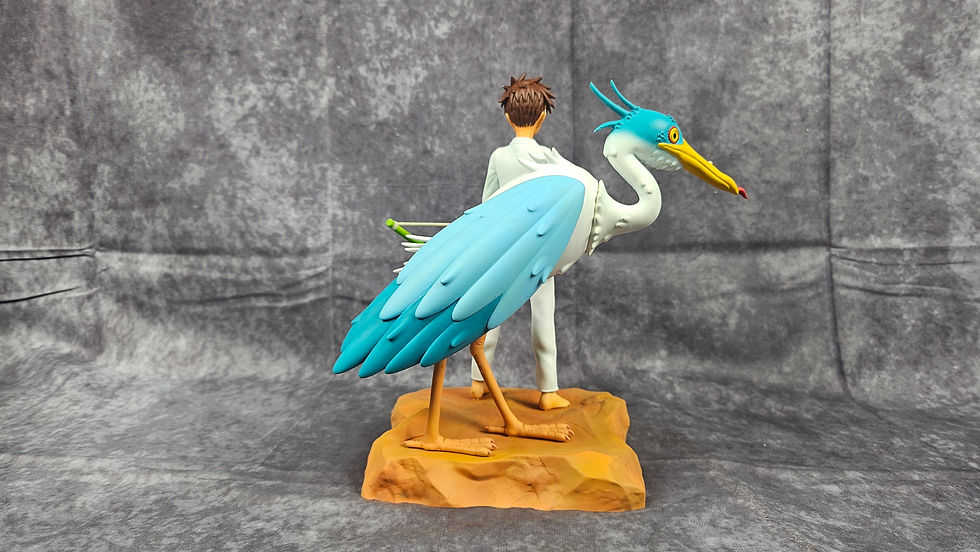 Miniature : Figurine Ghibli : le Garçon et le Héron du film d'Hayao Miyazaki