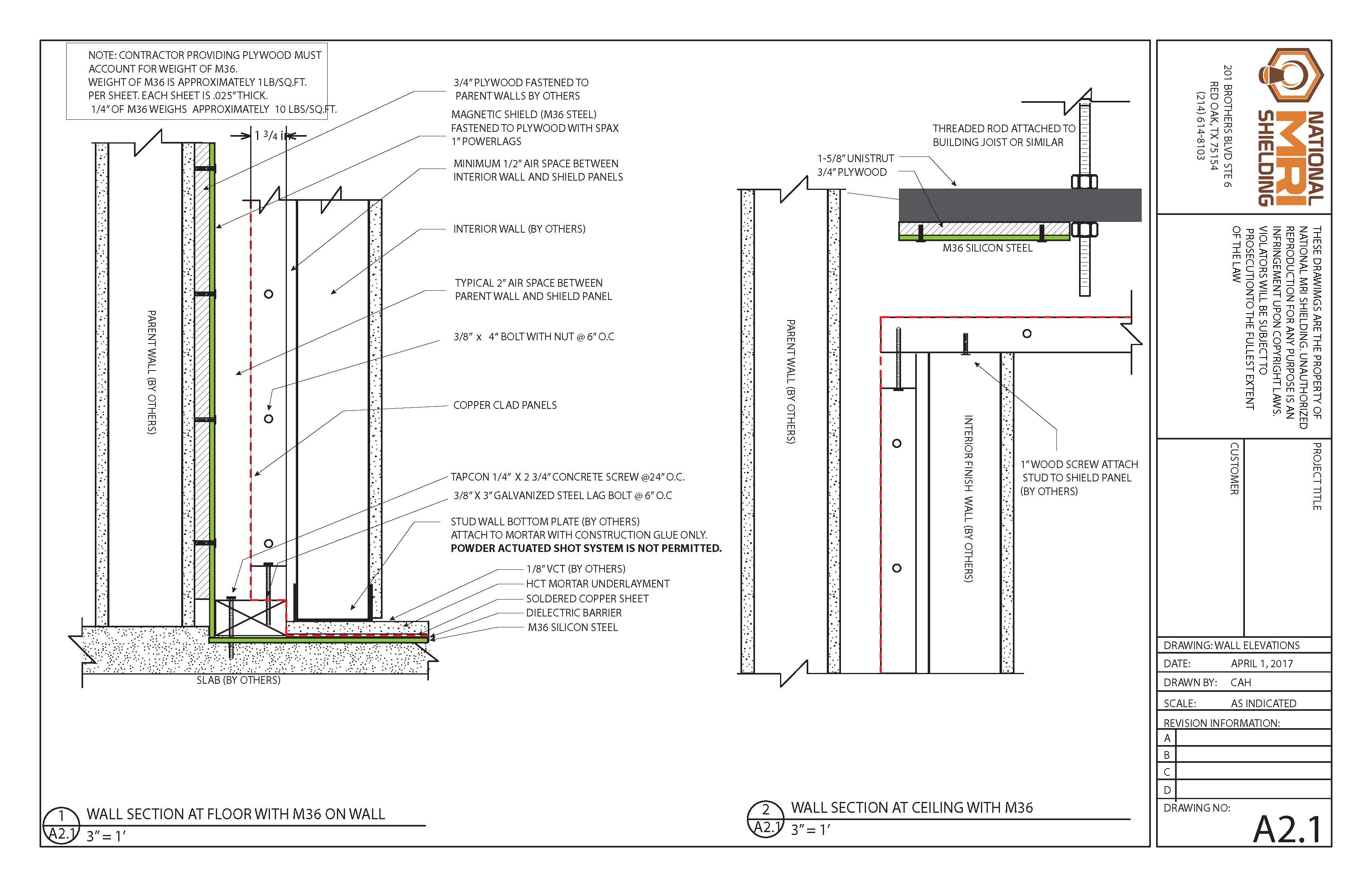 RF Shielding Specifications by National MRI Shielding