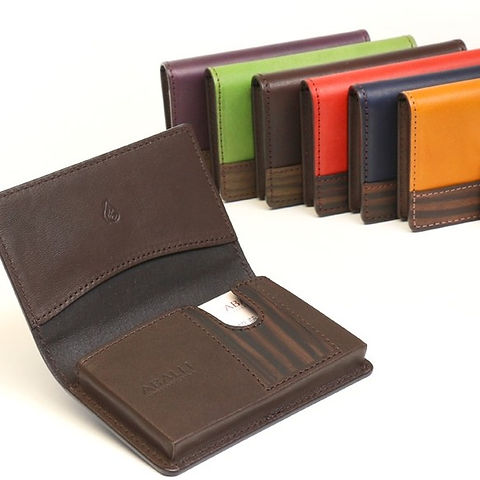 [新品]aballi 名刺ケース[テナージュ] purple 名刺ケース | 革工房アバッリ ABALLI【公式通販】