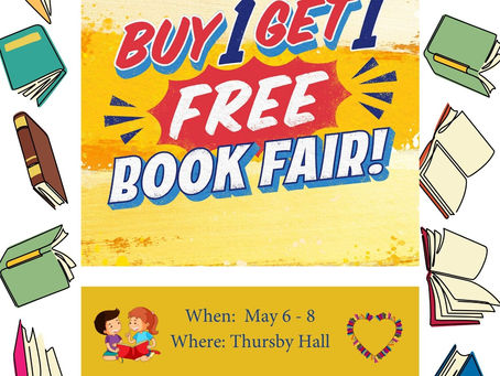 Book Fair May 6th - 8th