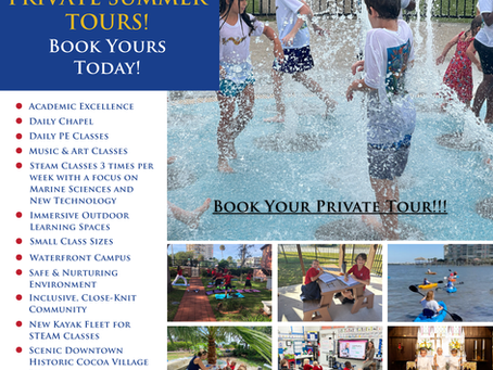 Book your PRIVATE Summer Tour Today!!!