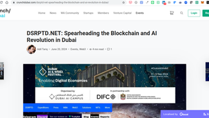 Clarifying the rumors and gossips from Crunch Dubai's article "DSRPTD.NET: Spearheading the Blockchain and AI Revolution in Dubai"
