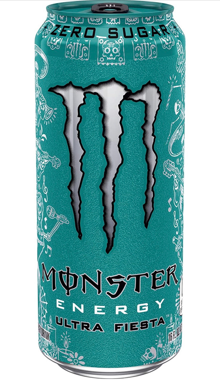 Thumbnail: Monster Energy Ultra Fiesta, Sugar Free Energy Drink, 16 Ounce (Pack of 24)