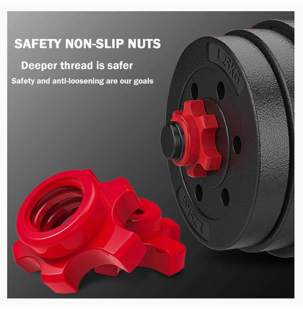 Thumbnail: 2 in 1 Adjustable Dumbbells Barbell Weight with Connector (30KG) 