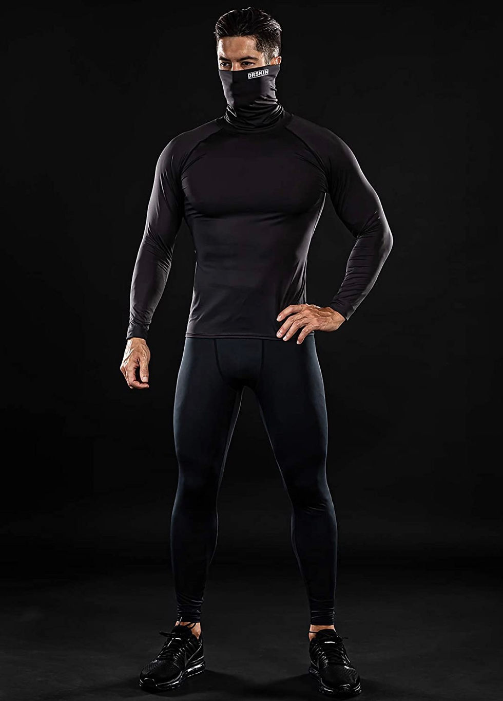 Thumbnail: MASK Turtleneck Compression Shirts