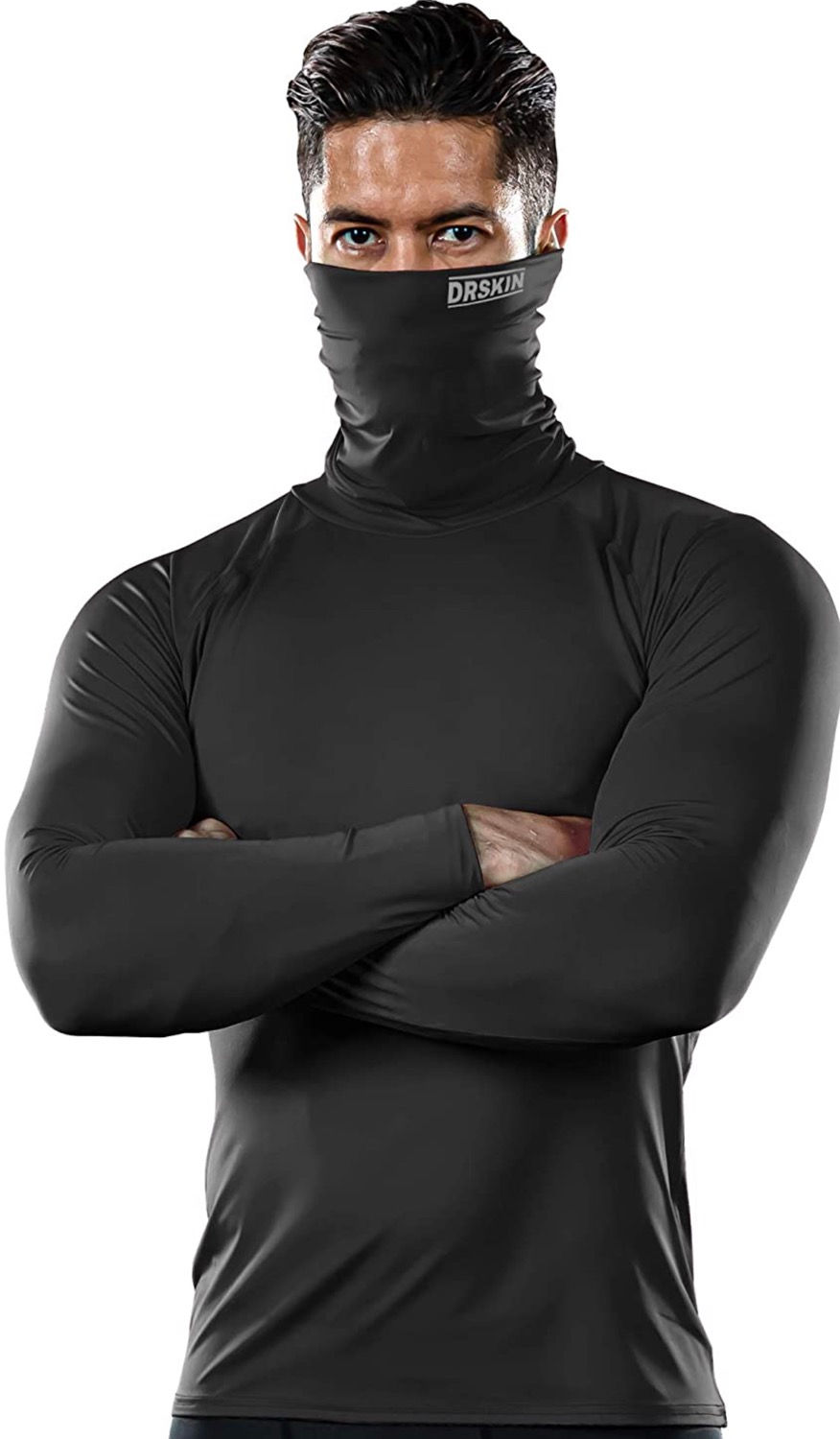 Thumbnail: MASK Turtleneck Compression Shirts