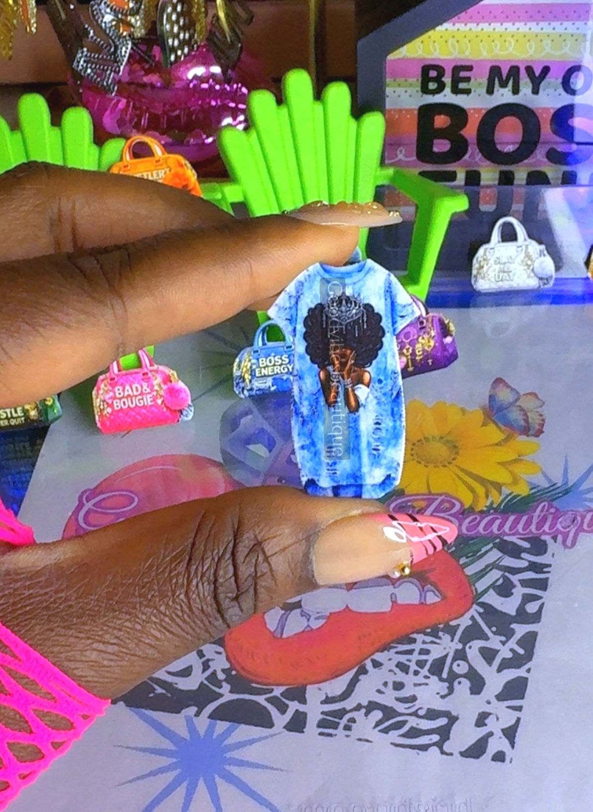 Crown Me Charm (Blue)