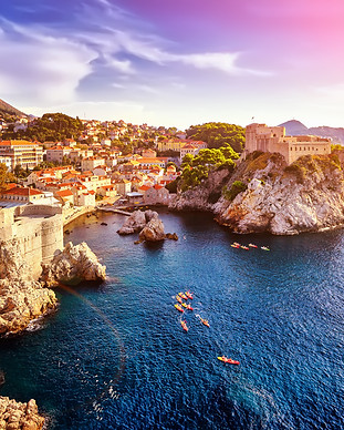 The General view of Dubrovnik - Fortress