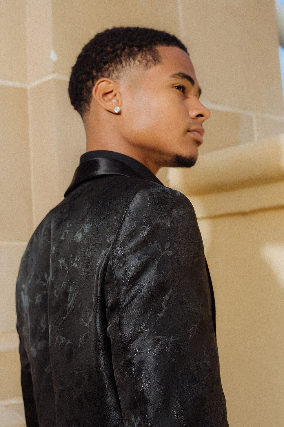 Thumbnail: Black Rose Tux Style Blazer