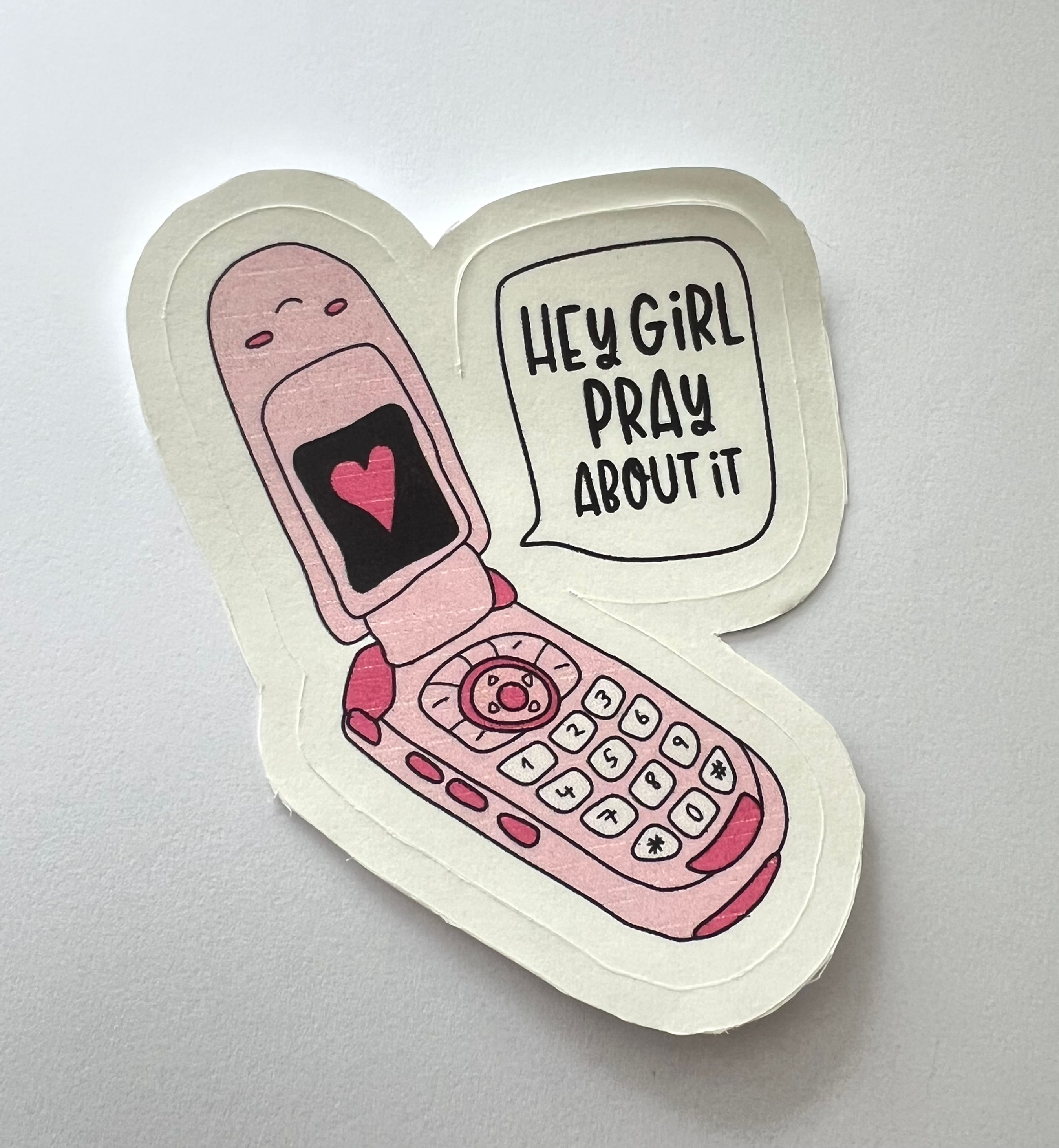Girl, Pray Sticker