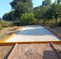 Construction terrain de pétanque, aménagement extérieur