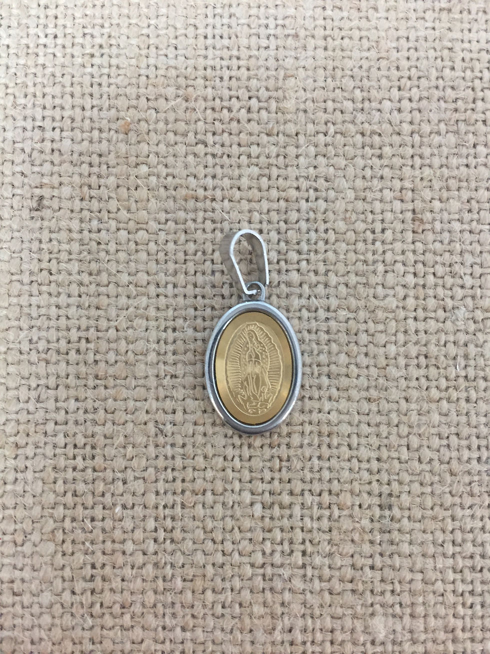 Thumbnail: Stainless Steel OL Guadalupe Necklace