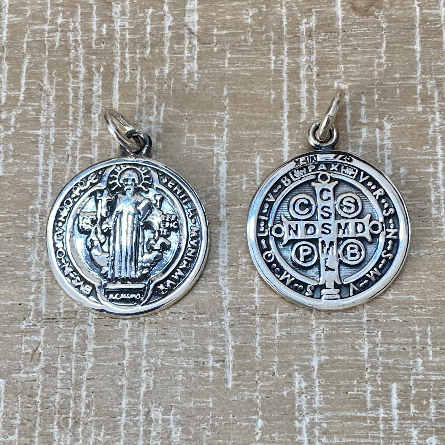 St. Benedict medal, Sterling Silver 925