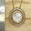 Thumbnail: Miraculous Medal mother pearl Necklace, Stainless Steel chain
