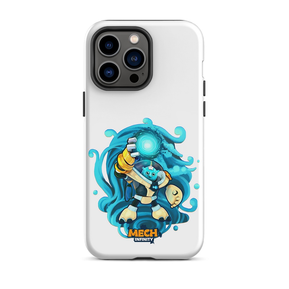 Miniatura: Mech Aqua rugged iPhone Case