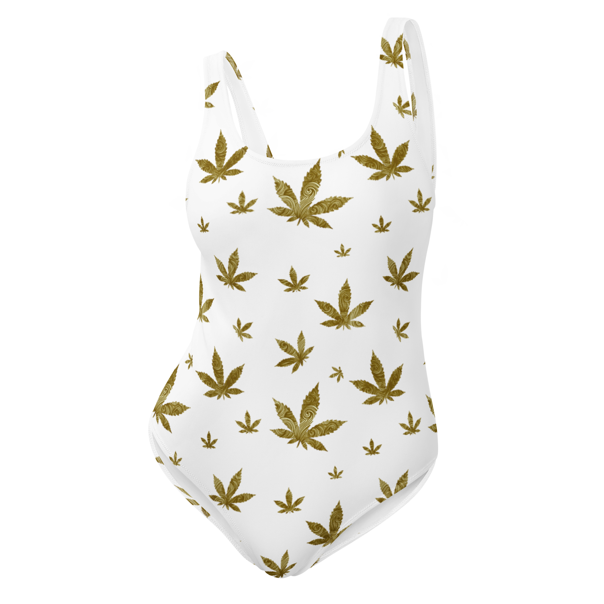 One-Piece Cannabis  Swimsuit