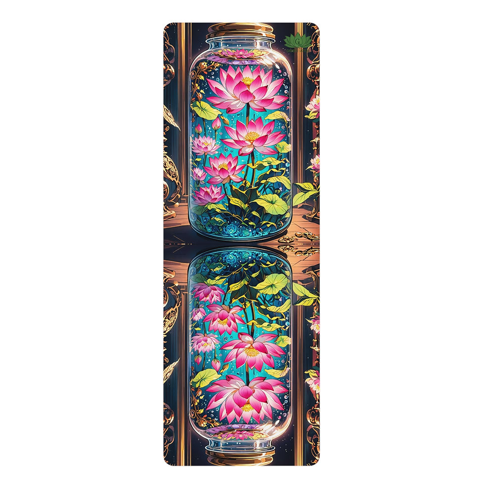 SteamPunk Lotus Yoga Mat