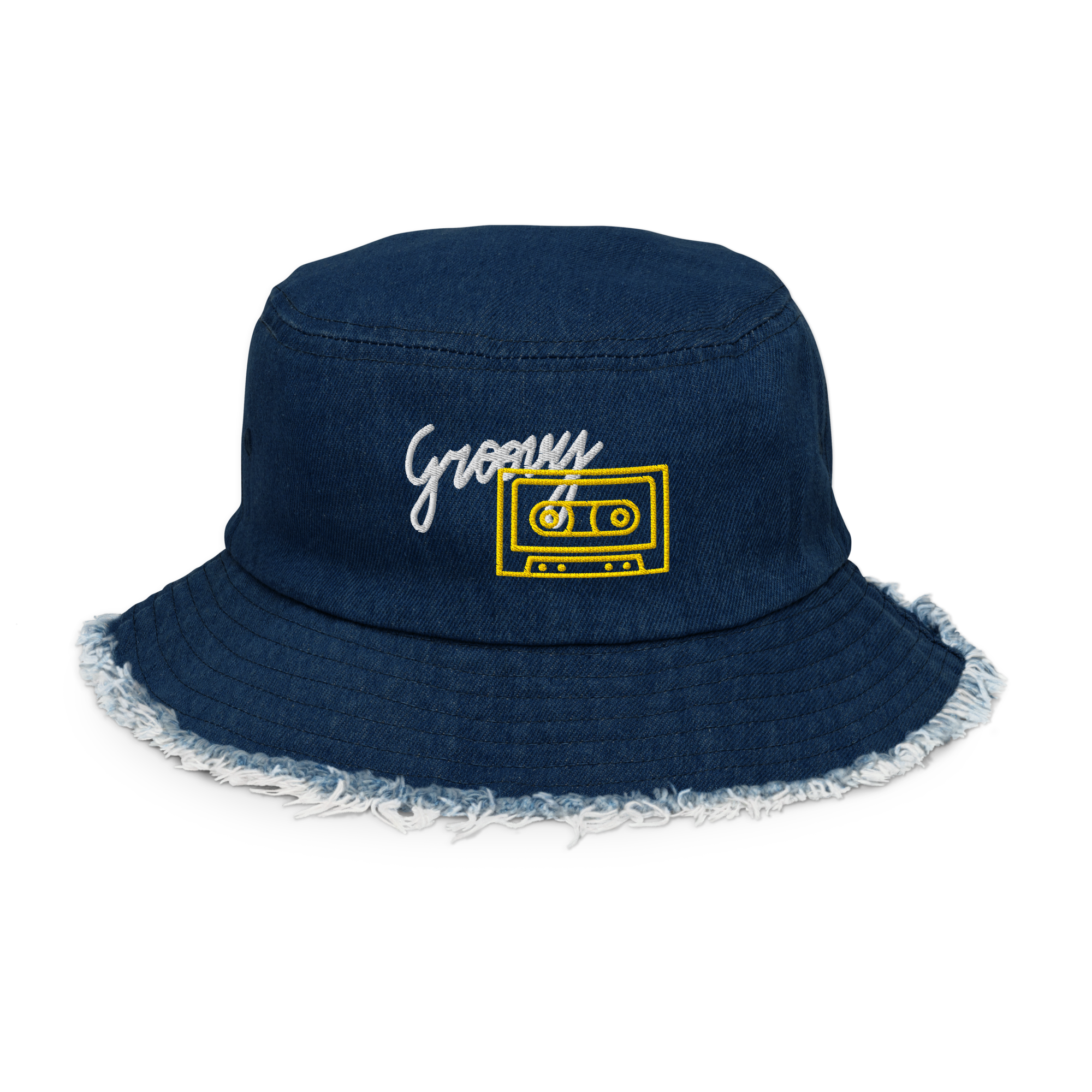 Groovy 90s Denim bucket hat