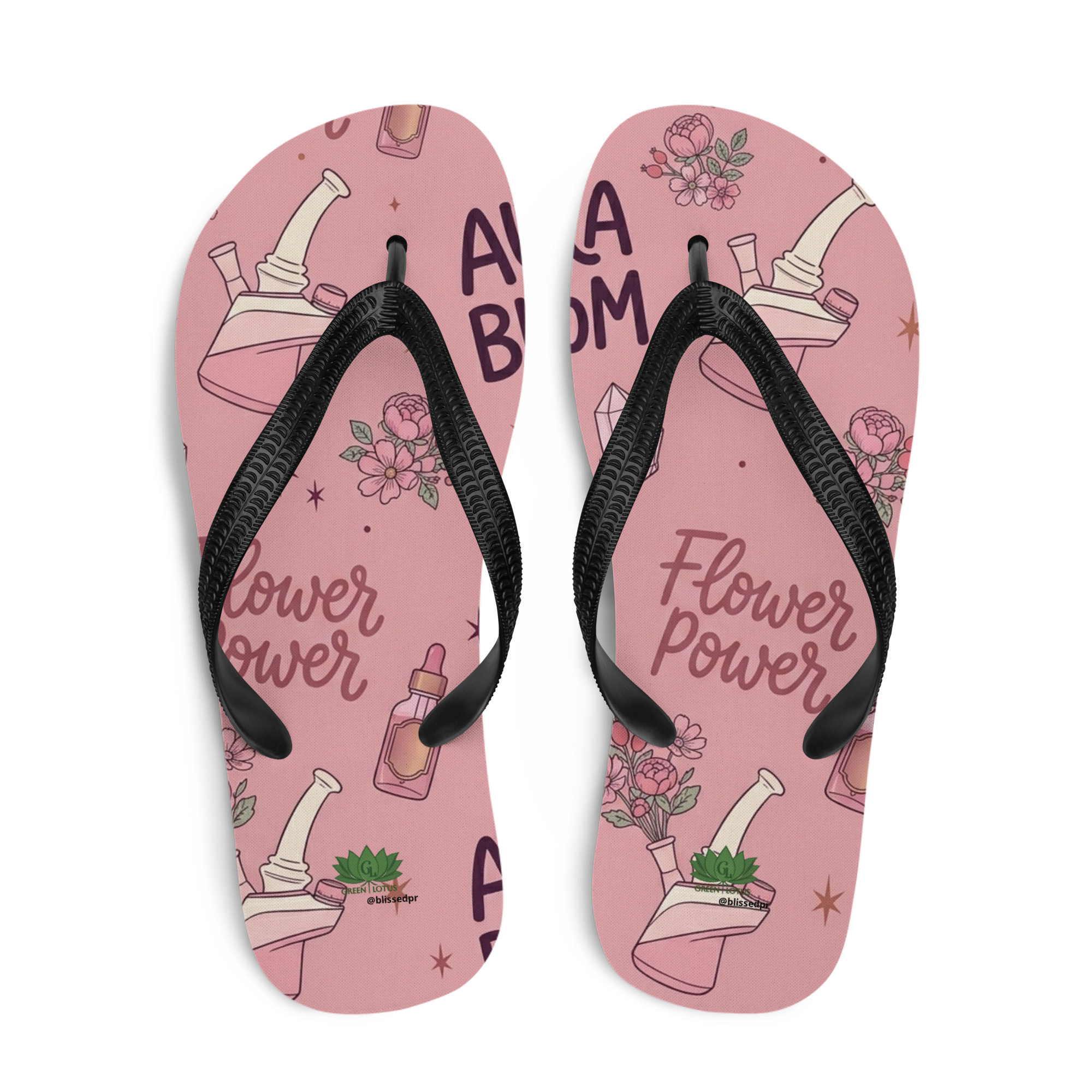 Aura Weed Flip-Flops