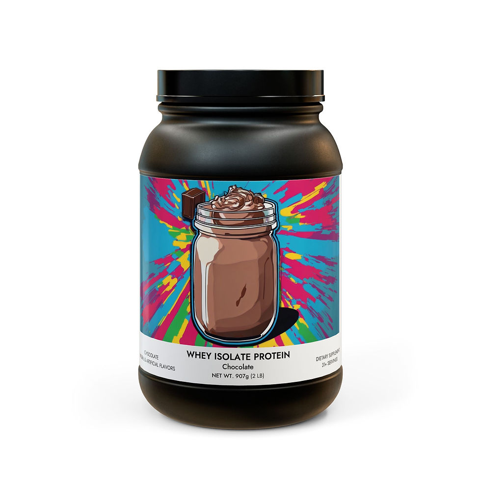 Whey Isolate Protein Supplement (907g, 2lb)