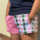 Thumbnail: Pink Gingham Footy Shorts