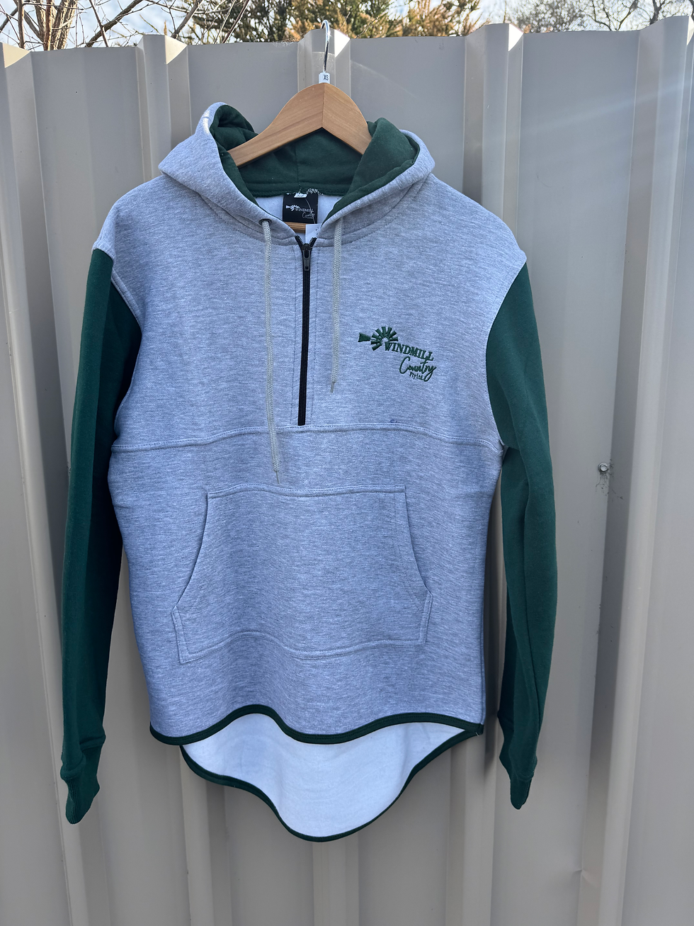 Green & Grey Merle Shearing Hoodie