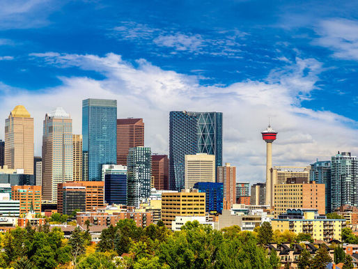 Calgary Alberta skyline downtown