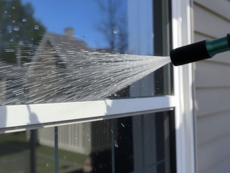 Why Hose-Rinsing Windows Makes Them Worse