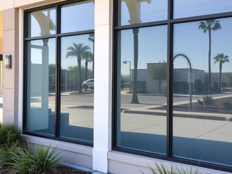 What Causes Hard Water Stains on Storefront Windows?