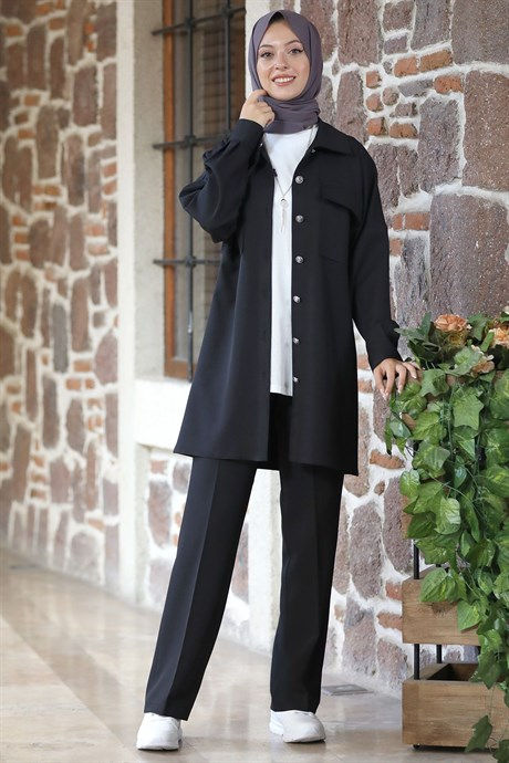 Thumbnail: Kübra Double Hijab Set