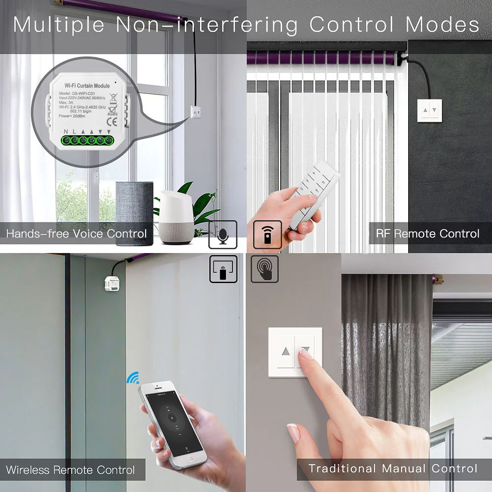 Thumbnail: QS-WIFI-C01-RF Curtain Switch Module