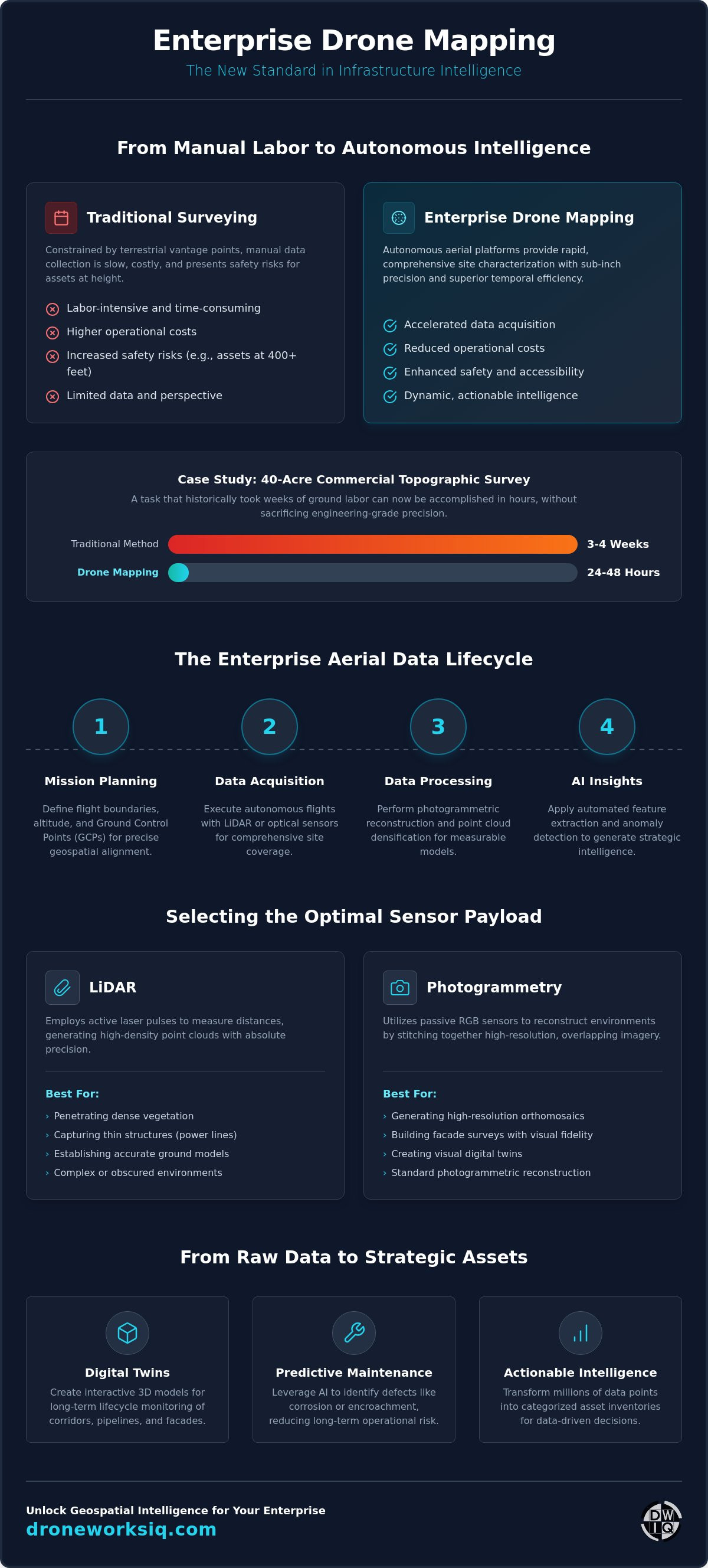 Enterprise drone mapping services