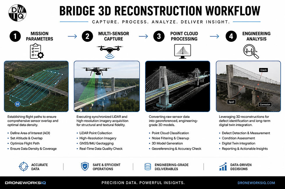 Bridge 3D Reconstruction Workflow