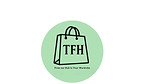 bag logo with TFH text on bag with green colour background