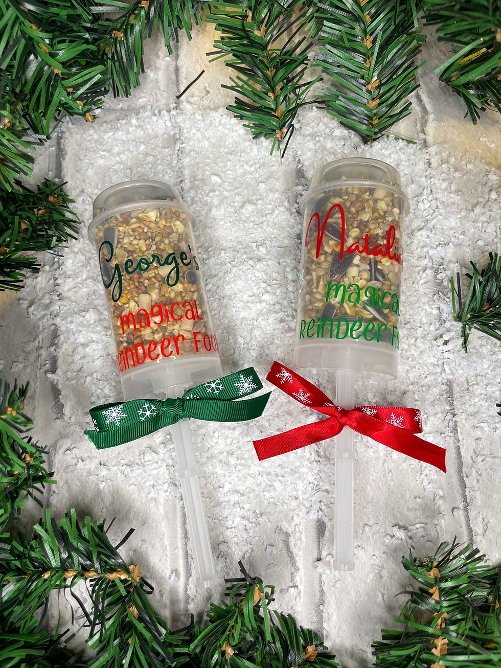 Personalised Magical Reindeer Food Popper
