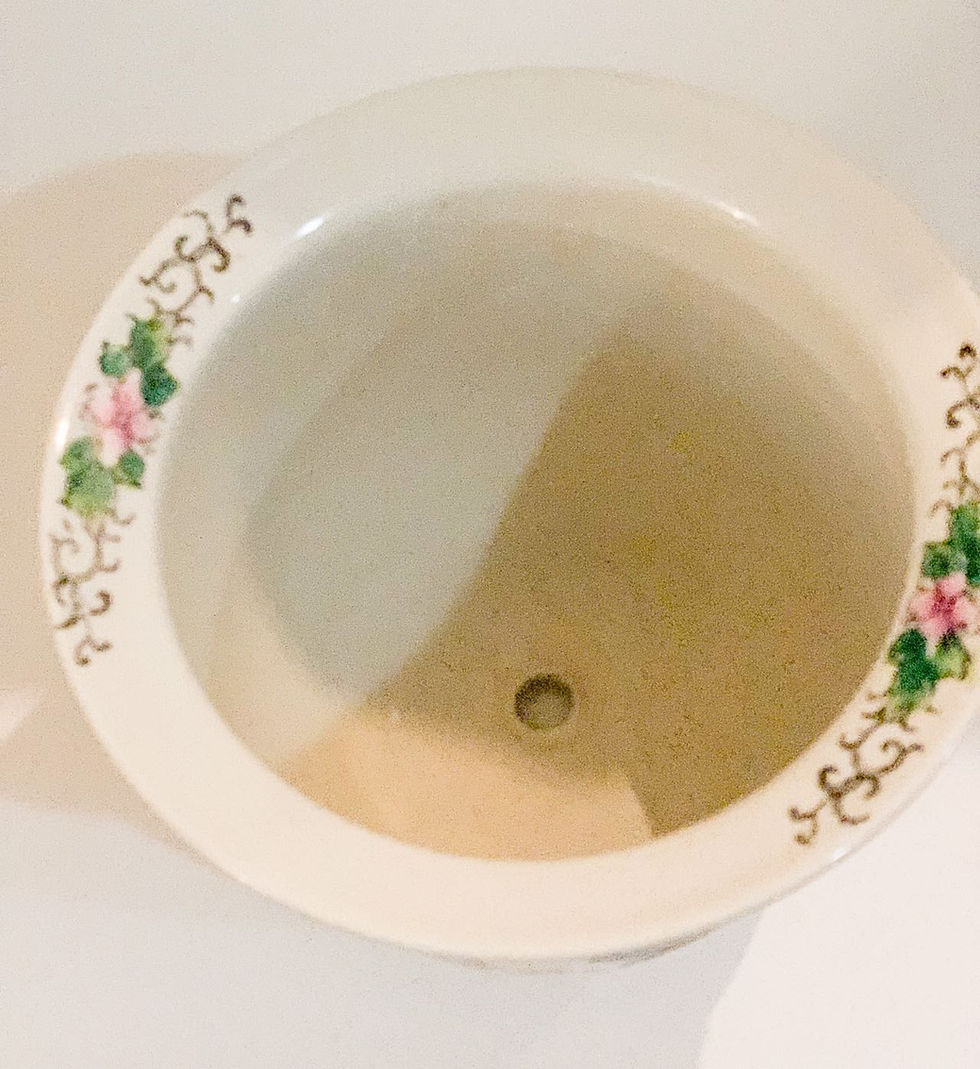 Thumbnail: Oriental Chinese Classic Cerainc Porcelain Planter Pot with Drainage Hole Peony