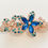 Thumbnail: 1 pc of Cherry Blossom Sakura Flower Design Hair Barrette