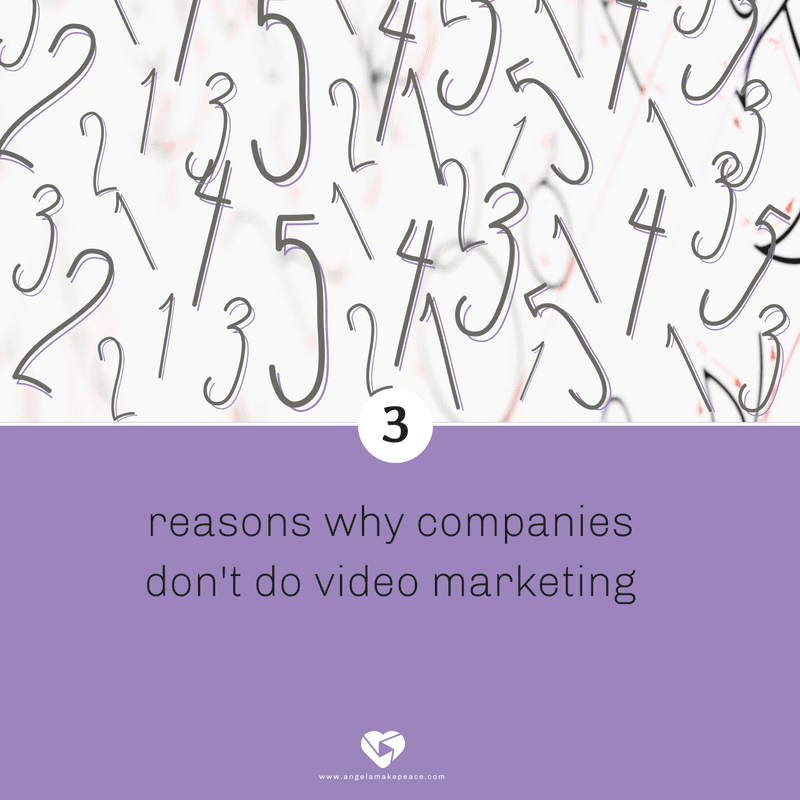 3 reasons why companies don’t do video marketing
