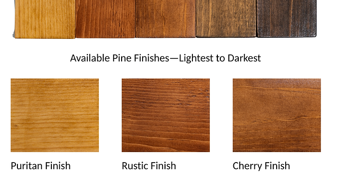 Pine - Finish Options