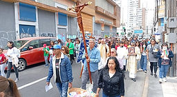 Parroquia Inmaculada Concepción celebró su Jubileo con peregrinación y Eucaristía