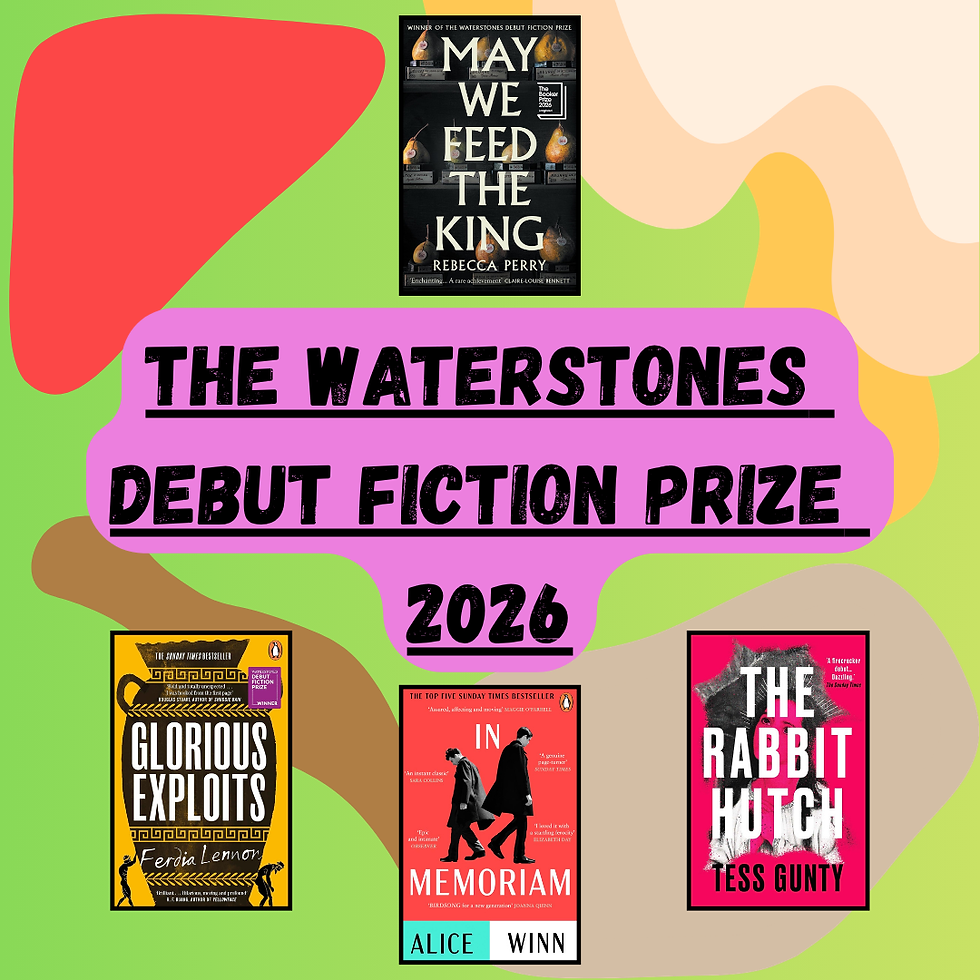 The Waterstones Debut Fiction Prize 2026