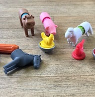 Jeu d'assemblage sur le thème de la ferme